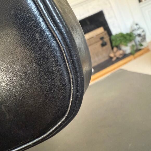 GUCCI Black Suede Jackie Sherry Bouvier Stripe Hobo Bag Leather - Picture 10 of 10